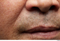 Face Mouth Nose Cheek Skin Man Asian Slim Wrinkles Studio photo references